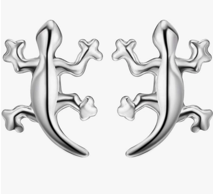Lizard Earring Baby Gecko Jewelry Lizard Girl Teens Women Birthday Gift Stainless Steel Earrings