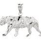 925 Sterling Silver Tiger Pendant Tiger Eye Pendant Animal Tiger Jewelry