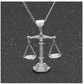 Scales of Justice Pendant Diamond Gold Liberty Hip Hop Libra Necklace Silver Iced Out Libra Scale Chain 24in.