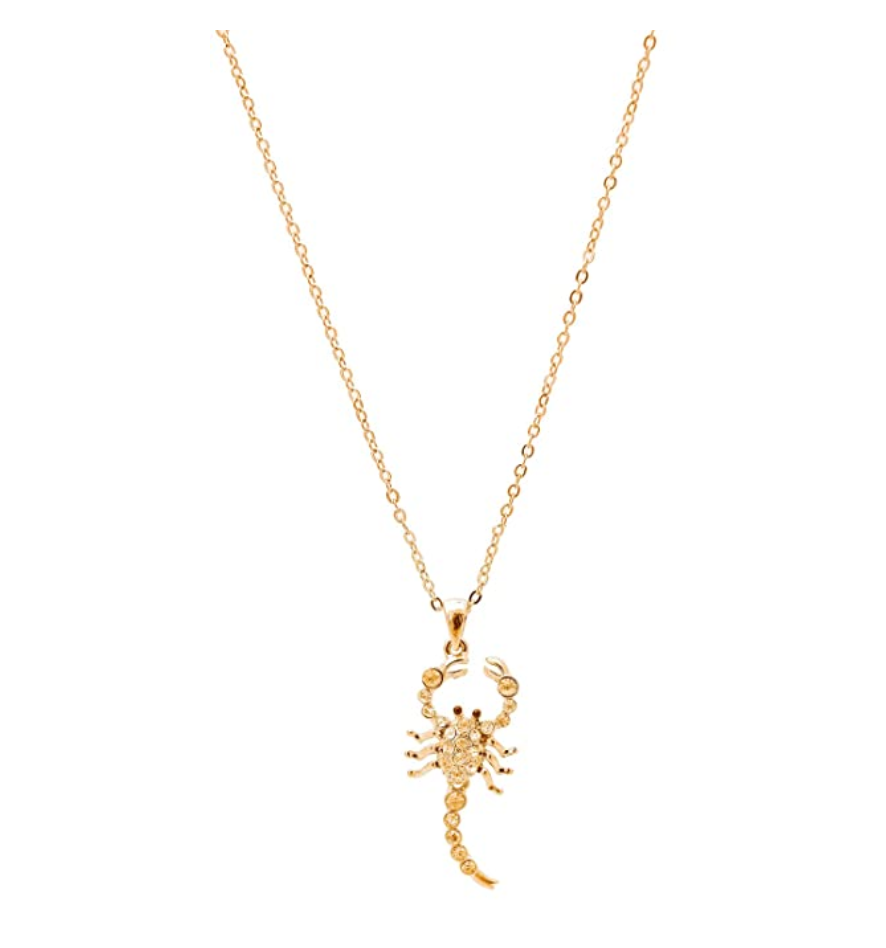 Scorpio Necklace Moving Tail Scorpion Jewelry Zodiac Chain Birthday Gift Gold Silver Color 18in.