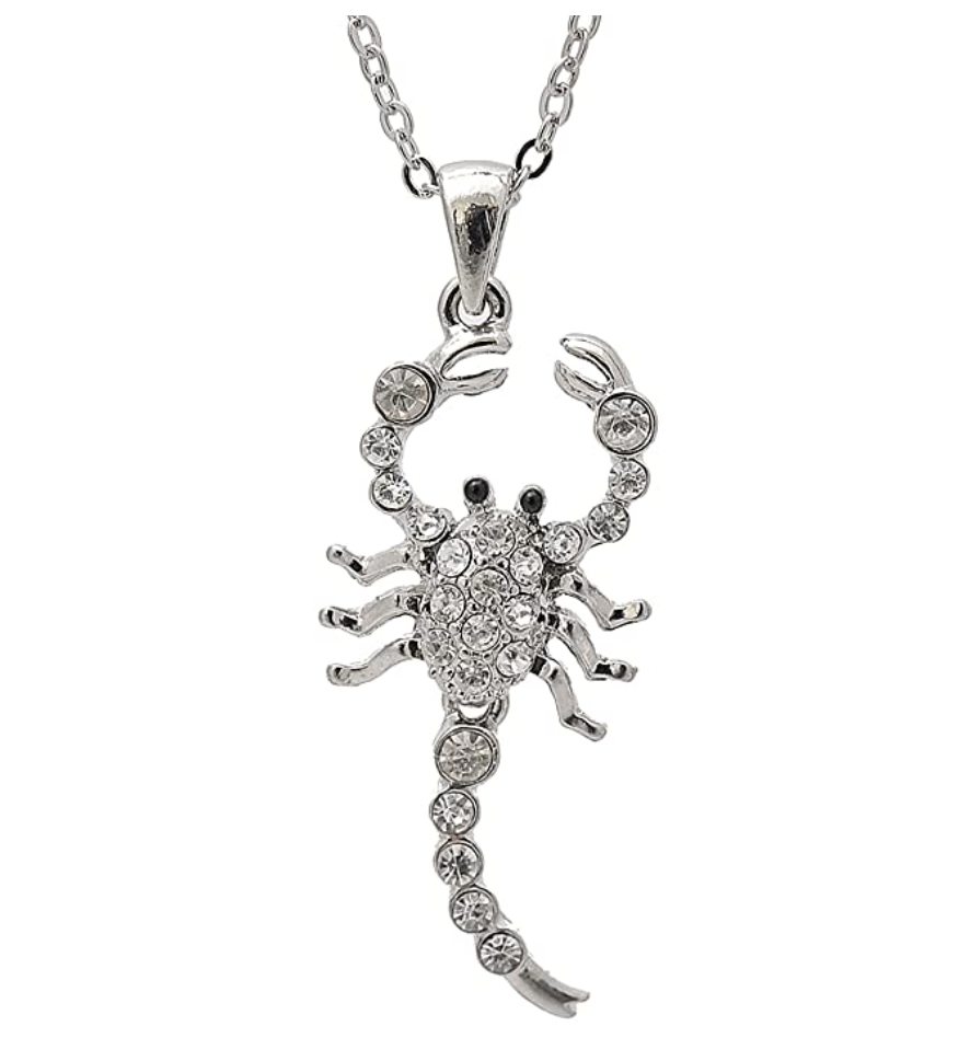 Scorpio Necklace Moving Tail Scorpion Jewelry Zodiac Chain Birthday Gift Gold Silver Color 18in.