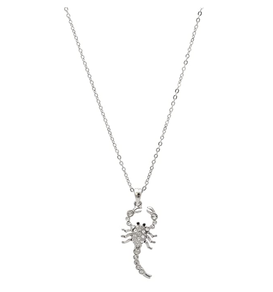 Scorpio Necklace Moving Tail Scorpion Jewelry Zodiac Chain Birthday Gift Gold Silver Color 18in.