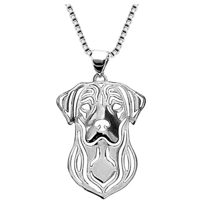 Labrador Retriever Necklace Labrador Pendant Jewelry Dog Chain Doggy Puppy Birthday Gift 18in.