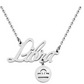 Libra Name Necklace Zodiac Jewelry Libra Chain Pendant Libra Astrology Star Birthday Gift 18in.