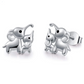 Elephant Earrings Family Baby Elephant Jewelry Lucky Gift 925 Sterling Silver