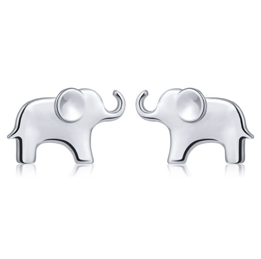 Elephant Earrings Elephant Jewelry Lucky Gift 925 Sterling Silver