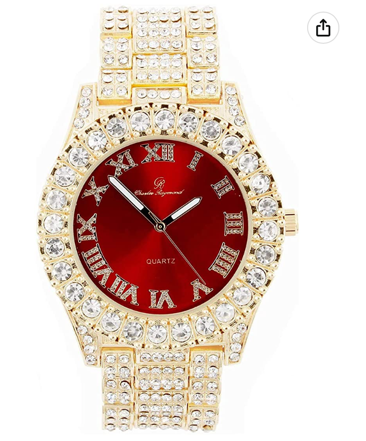 Womens Pink Dial Watch Ladies Silver Diamond Watch Luxury Jewelry Hip Hop Watch Bust Down Roman Numerals Bling Red Green Face