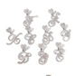 Custom Cursive Heart Letter Necklace Name Pendant Chain Gold Silver Diamond Hip Hop Jewelry #30