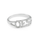 OES Ring Diamond Masonic Gift Order of The Eastern Star Silver Sisterhood Women Mason Jewelry