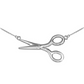 925 Sterling Silver Scissors Necklace Cosmetologist Jewelry Hair Stylist Jewelry Hair Scissor Hairdresser Necklace 23in.