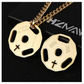Philippians 4:13 Weight Plate Cross Barbell Necklace Dumbbell Bodybuilding Exercise Workout Pendant Mr. Olympia Chain Gold Stainless Steel 24in.