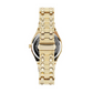 45mm Gold Color Simulated Diamond Octagonal Watch Bust Down Hip Hop Silver Watch Iced Out Luxury Bling