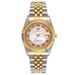 Gold & Silver Dress Watch Diamond Dial White Face Watch 2-Tone Datejust Dress Watch Gift
