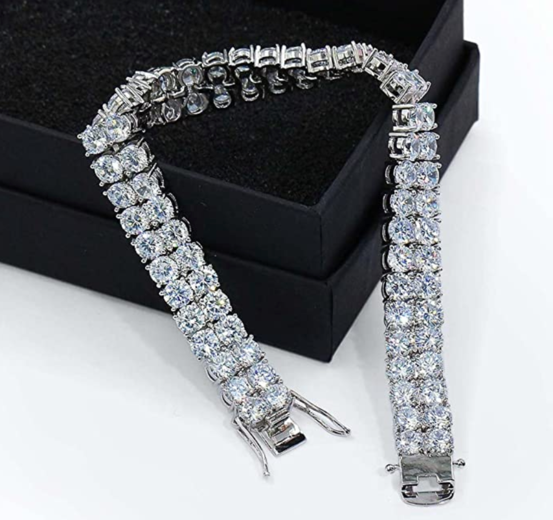 Gold Diamond Shop® Watch Earring Necklace Bracelet Hip Hop Jewelry.