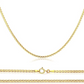 14K Solid Gold Mariner Link Necklace Men Cuban Chain 18 - 24in.