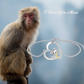 Monkey Banana Diamond Bracelet Chain Girls Monkey Jewelry Birthday Gift 925 Sterling Silver