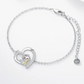 Monkey Banana Diamond Bracelet Chain Girls Monkey Jewelry Birthday Gift 925 Sterling Silver