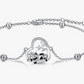 Cow Diamond Bracelet Chain Girls Cow Farmer Jewelry Birthday Gift 925 Sterling Silver