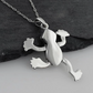 Flower Frog Necklace Pendant Toad Jewelry Womens Girls Teen Birthday Gift 925 Sterling Silver 20in.