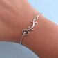 Dainty Slip On Bangle Lizard Bracelet Baby Gecko Jewelry Lizard Girl Teens Women Birthday Gift