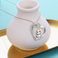 King Frog Necklace Love Heart Diamond Pendant Toad Crown Jewelry Womens Girls Teen Birthday Gift Silver 925 Sterling Silver 20in.