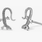 925 Sterling Silver Lizard Earring Baby Gecko Jewelry Lizard Girl Teens Women Birthday Gift