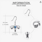 Uterus Earrings Abalone Uterus Jewelry Women Birthday Gift 925 Sterling Silver Hanging Dangle Earrings