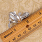 Adjustable Lizard Ring Crystal Diamond Baby Gecko Jewelry Chain Birthday Gift