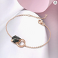 Black Diamond Panther Bracelet Green Eye Leopard Bracelet Cheetah Jaguar Bracelet Jewelry Birthday Gift Rose Gold 925 Sterling Silver