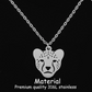 Stainless Steel Cheetah Pendant Panther Necklace Leopard Chain Jaguar Jewelry Birthday Gift 20in.