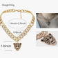 Gold Cheetah Pendant Jaguar Necklace Silver Diamond Leopard Chain Panther Jewelry Birthday Gift 18in.