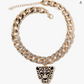 Gold Cheetah Pendant Jaguar Necklace Silver Diamond Leopard Chain Panther Jewelry Birthday Gift 18in.