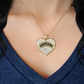 Gold Diamond I Love Jaguars Necklace Chain Jaguars Pendant Heart Jewelry Birthday Gift 20in.