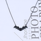 Cute Small Bat Necklace Black Bat Wing Pendant Chain Halloween Jewelry Birthday Gift 20in.