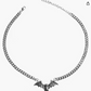 Bat Choker Necklace Bat Wing Pendant Chain Gothic Mystic Witch Halloween Jewelry Birthday Gift 20in.