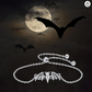 Adjustable Cute Bat Bracelet Bat Wing Gothic Mystic Witch Bracelet Halloween Jewelry Birthday Gift Adjustable 925 Sterling Silver