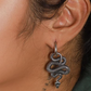 Snake Earrings Gothic Mystic Witch Earring Snake Halloween Jewelry Birthday Gift Stainless Steel