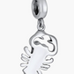 Cute Lobster Charm Bracelet Pendant Sea Lobster Jewelry Beach Lobster Bracelet Birthday Gift Silver 925 Sterling Silver