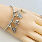 Cute Lobster Charm Bracelet Lobster Pendant Sea Lobster Jewelry Beach Crab Bracelet Birthday Gift Silver 925 Sterling Silver