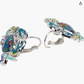 Blue Colorful Crab Earrings Sea Crab Earring Crab Jewelry Beach Birthday Gift