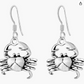 Hanging Dangle Crab Earrings Sea Crab Earring Crab Jewelry Beach Birthday Gift 925 Sterling Silver