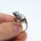 Adjustable Mouse Ring Rat Ring Mouse Jewelry Womens Girls Teen Birthday Gift 925 Sterling Silver