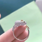 Adjustable Mouse Cheese Ring Diamond Rat Ring Mouse Jewelry Womens Girls Teen Birthday Gift Gold 925 Sterling Silver