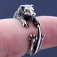 Adjustable Possum Ring Rat Ring Mouse Jewelry Womens Girls Teen Birthday Gift 925 Sterling Silver