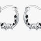 Frog Hoop Earring Frog Jewelry Birthday Gift 925 Sterling Silver