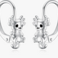 Frog Hoop Earring Frog Jewelry Birthday Gift 925 Sterling Silver