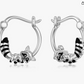 Frog Hoop Earring Frog Jewelry Birthday Gift 925 Sterling Silver