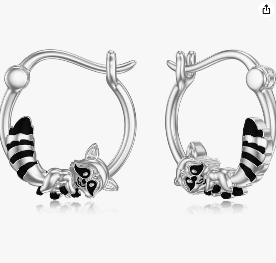 Frog Hoop Earring Frog Jewelry Birthday Gift 925 Sterling Silver