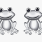 925 Sterling Silver Frog Earrings Frog Jewelry Cute Girls Womens Teen Jewelry Birthday Gift