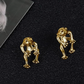 Gold Frog Earring Frog Hanging Jewelry Birthday Gift Silver Stainless Steel